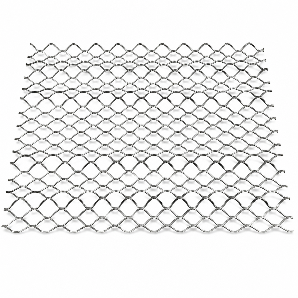 Self-Furring V-Groove Diamond Mesh Lath